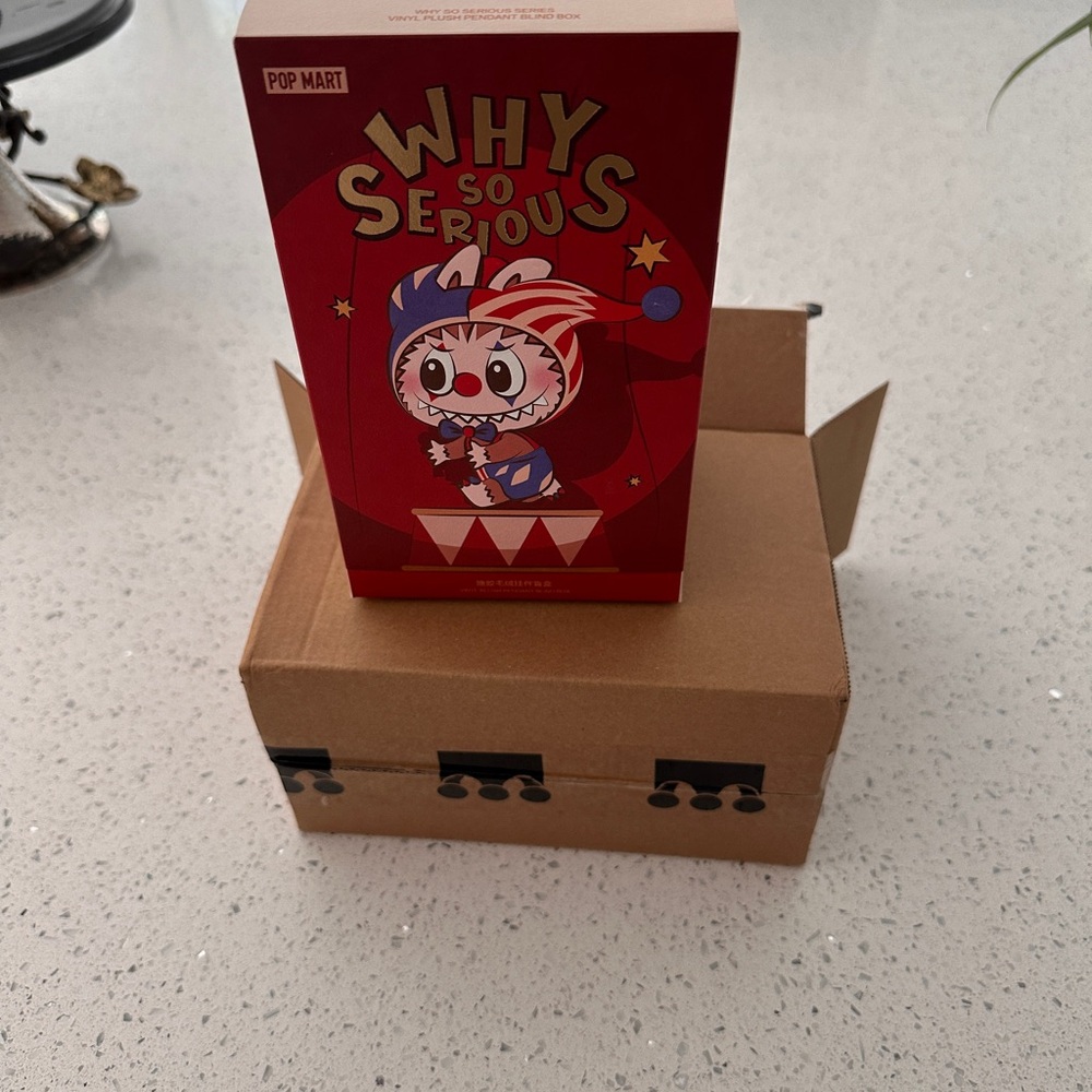 Pop Mart 'Why So Serious' Collectible Box Silver Mist Clown